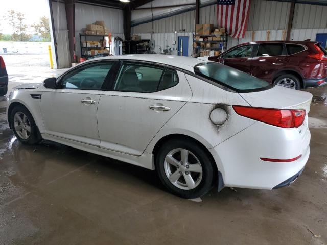 KNAGM4A74F5612474 - 2015 KIA OPTIMA LX WHITE photo 2