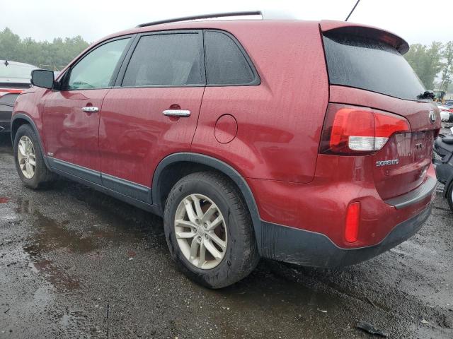 5XYKTDA67EG452667 - 2014 KIA SORENTO LX BURGUNDY photo 2