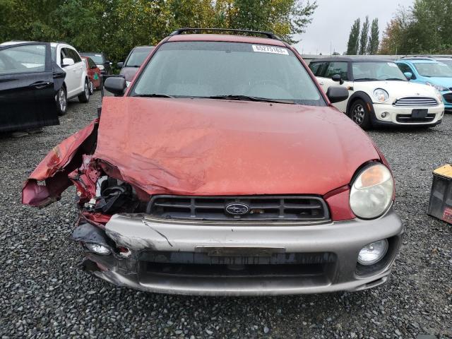 JF1GG68543H813897 - 2003 SUBARU IMPREZA OUTBACK SPORT RED photo 5