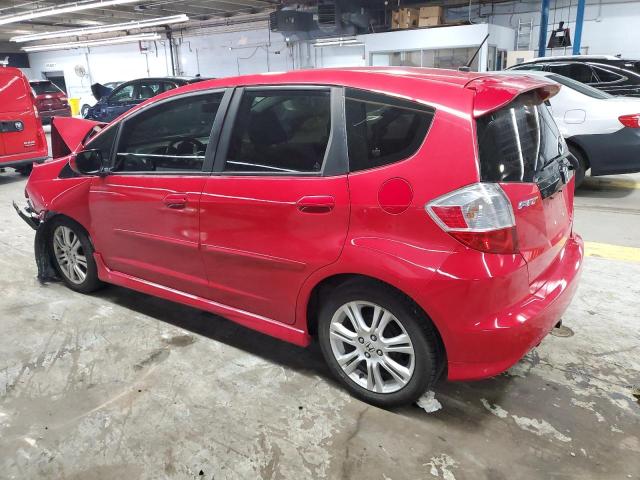 JHMGE8H44AC028565 - 2010 HONDA FIT SPORT RED photo 2