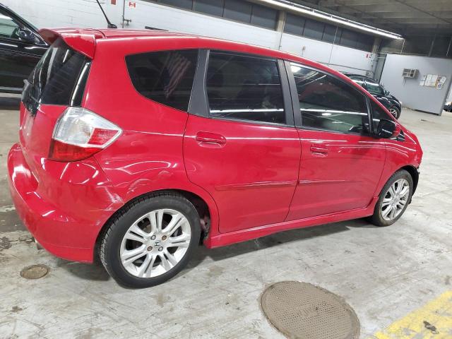 JHMGE8H44AC028565 - 2010 HONDA FIT SPORT RED photo 3