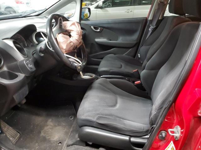 JHMGE8H44AC028565 - 2010 HONDA FIT SPORT RED photo 7