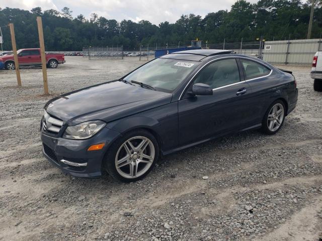 WDDGJ4HB5DG024001 - 2013 MERCEDES-BENZ C 250 BLUE photo 1