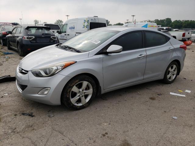 5NPDH4AE1CH133241 - 2012 HYUNDAI ELANTRA GLS SILVER photo 1