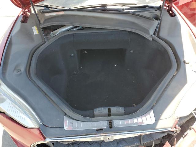 5YJSA1H1XEFP31861 - 2014 TESLA MODEL S წითელი ფოტო 11