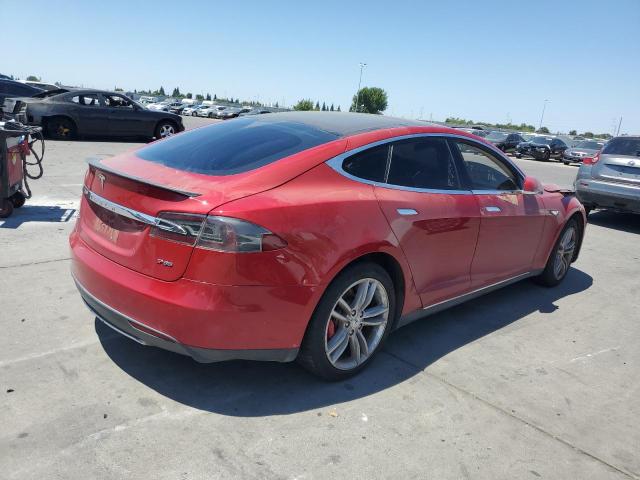 5YJSA1H1XEFP31861 - 2014 TESLA MODEL S წითელი ფოტო 3
