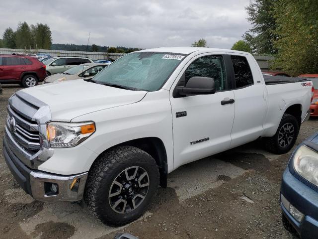 5TFUY5F14HX601082 - 2017 TOYOTA TUNDRA DOUBLE CAB SR/SR5 WHITE photo 1