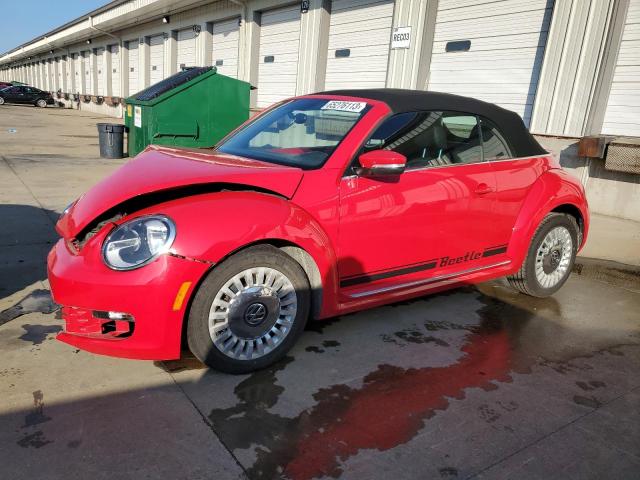 3VW507AT3EM818007 - 2014 VOLKSWAGEN BEETLE RED photo 1