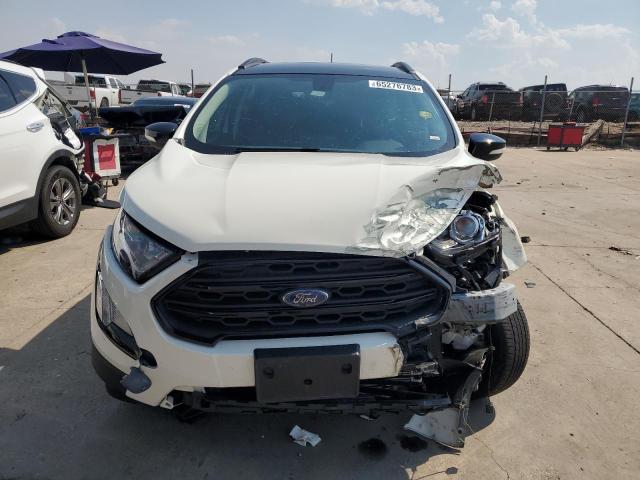 MAJ6S3JL0MC445914 - 2021 FORD ECOSPORT SES WHITE photo 5