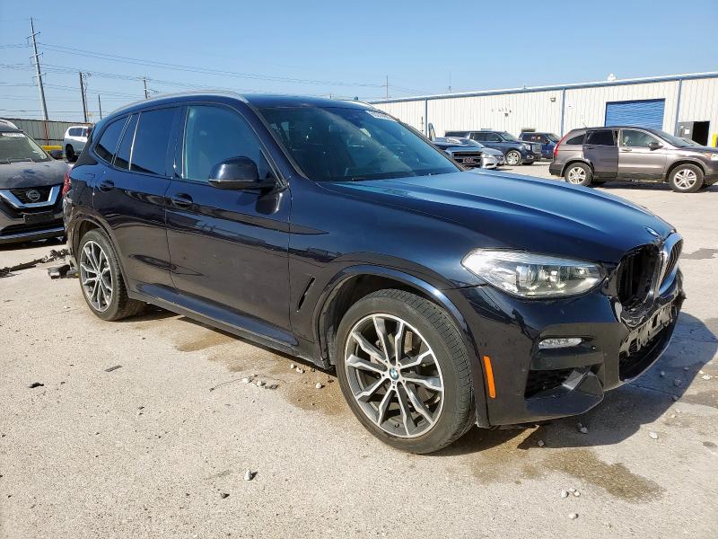 5UXTR7C58KLE97093 - 2019 BMW X3 SDRIVE30I BLUE photo 4