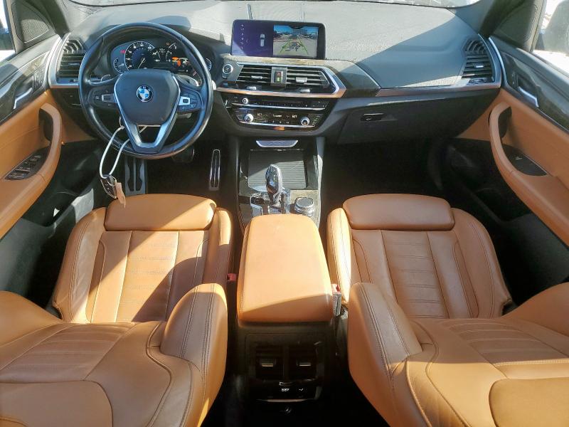 5UXTR7C58KLE97093 - 2019 BMW X3 SDRIVE30I BLUE photo 8