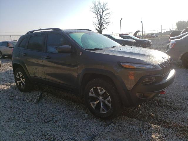 1C4PJMBS9HW513208 - 2017 JEEP CHEROKEE TRAILHAWK GRAY photo 4