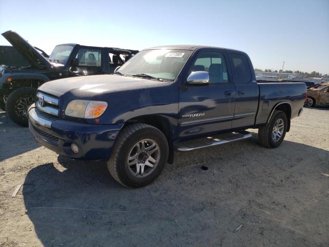 5TBRU341X6S474195 - 2006 TOYOTA TUNDRA ACCESS CAB SR5 BLUE photo 1