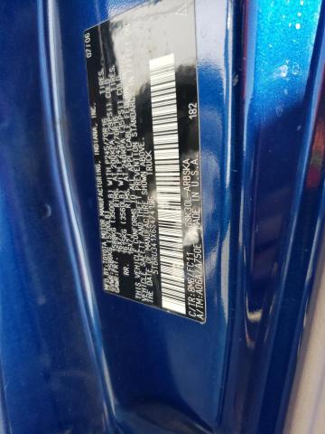 5TBRU341X6S474195 - 2006 TOYOTA TUNDRA ACCESS CAB SR5 BLUE photo 12