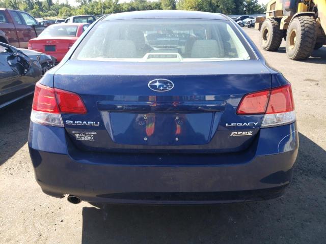 4S3BMBA61B3232216 - 2011 SUBARU LEGACY 2.5I BLUE photo 6