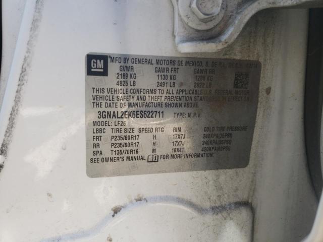 3GNAL2EK6ES622711 - 2014 CHEVROLET CAPTIVA LS 白色 照片 13