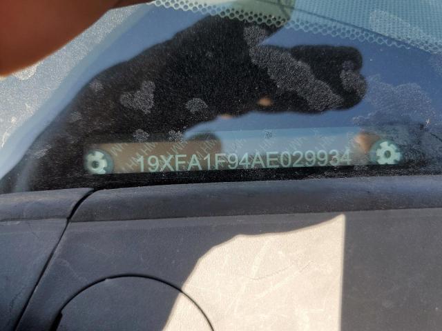 19XFA1F94AE029934 - 2010 HONDA CIVIC EXL GRAY photo 12