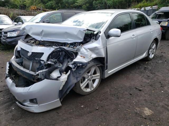 1NXBE40EX9Z142774 - 2009 TOYOTA COROLLA XRS SILVER photo 1