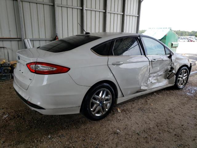 3FA6P0H72ER255673 - 2014 FORD FUSION SE WHITE photo 3