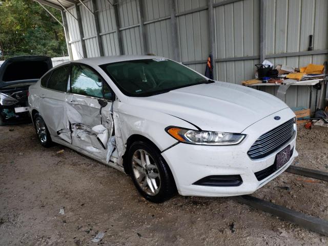 3FA6P0H72ER255673 - 2014 FORD FUSION SE WHITE photo 4