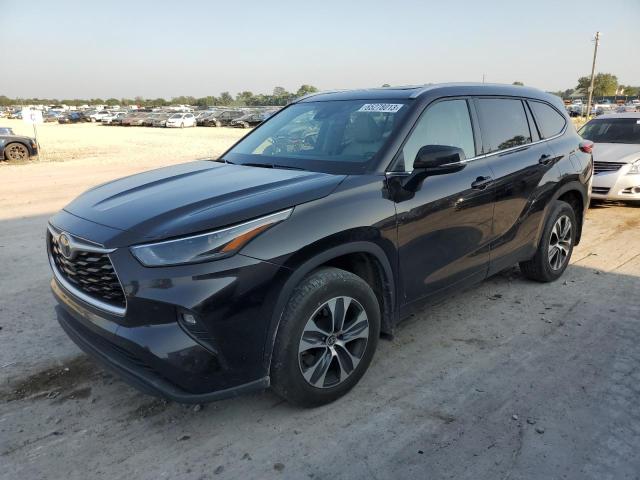 5TDGZRBH4NS163993 - 2022 TOYOTA HIGHLANDER XLE Qara foto 1