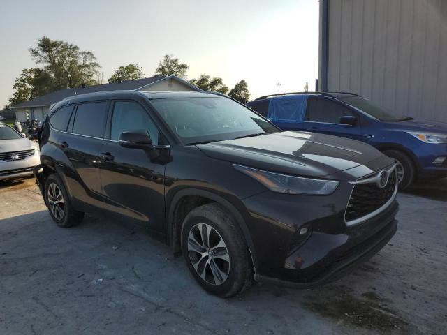 5TDGZRBH4NS163993 - 2022 TOYOTA HIGHLANDER XLE Qara foto 4