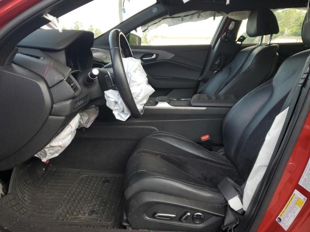 19UUB5F55MA003635 - 2021 ACURA TLX TECH A RED photo 7