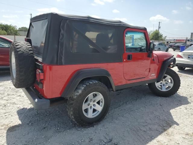 1J4FA64S46P761713 - 2006 JEEP WRANGLER / UNLIMITED RUBICON RED photo 3