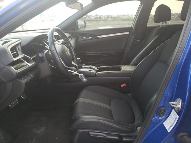 2HGFC2F82KH602330 - 2019 HONDA CIVIC SPORT BLUE photo 7