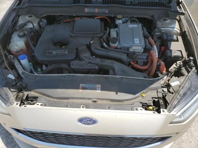 3FA6P0SU3HR247889 - 2017 FORD FUSION TITANIUM PHEV GOLD photo 11