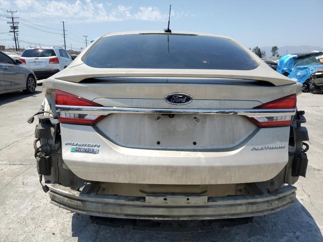3FA6P0SU3HR247889 - 2017 FORD FUSION TITANIUM PHEV GOLD photo 6