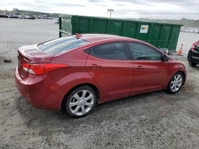 5NPDH4AE3DH407198 - 2013 HYUNDAI ELANTRA GLS RED photo 3