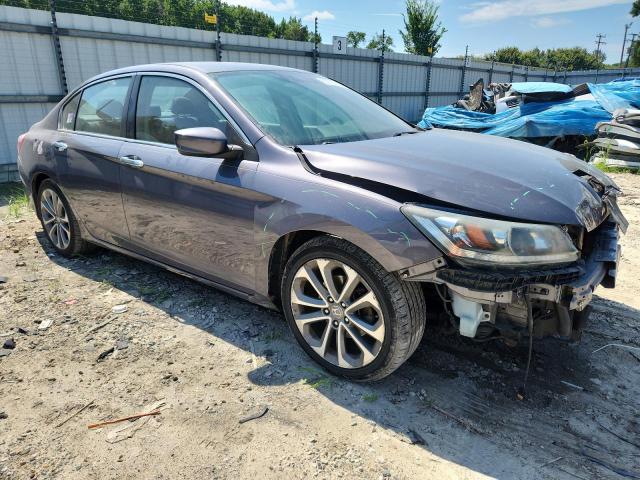 1HGCR2F51FA091074 - 2015 HONDA ACCORD SPORT GRAY photo 4