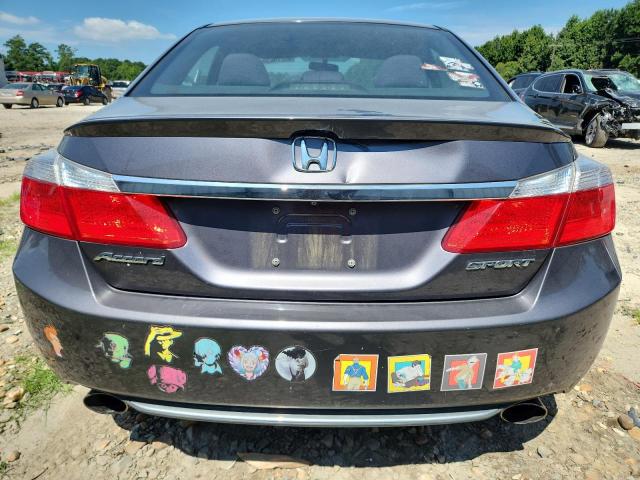 1HGCR2F51FA091074 - 2015 HONDA ACCORD SPORT GRAY photo 6