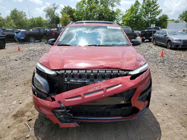 KM8K3CA32NU871651 - 2022 HYUNDAI KONA N LINE RED photo 5