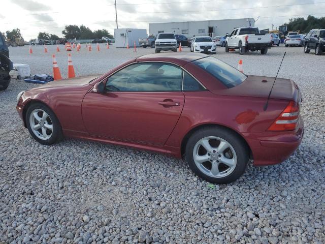 WDBKK65F63F294801 - 2003 MERCEDES-BENZ SLK 320 BURGUNDY photo 2