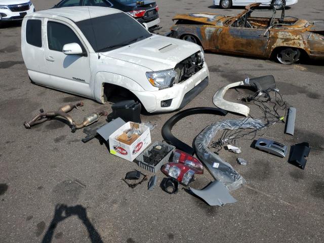 5TFUU4EN9FX121367 - 2015 TOYOTA TACOMA ACCESS CAB თეთრი ფოტო 12