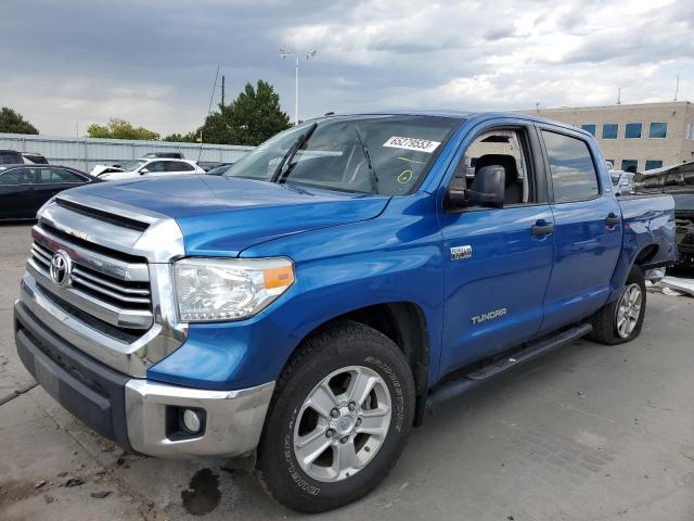 5TFDW5F17GX577798 - 2016 TOYOTA TUNDRA CREWMAX SR5 BLUE photo 1