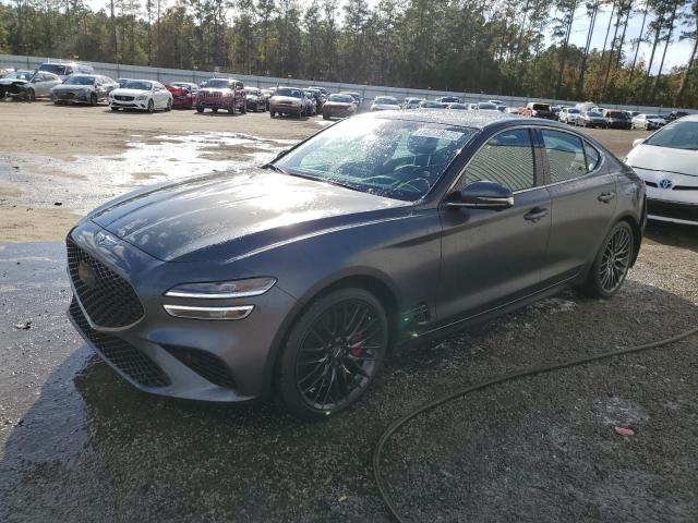 KMTG14TE2NU083362 - 2022 GENESIS G70 LAUNCH EDITION GRAY photo 2