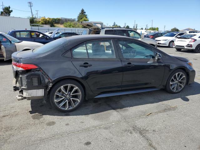 5YFS4MCE4MP067305 - 2021 TOYOTA COROLLA SE BLACK photo 3