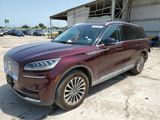 5LM5J6WC1NGL16313 - 2022 LINCOLN AVIATOR 勃艮第红 照片 1