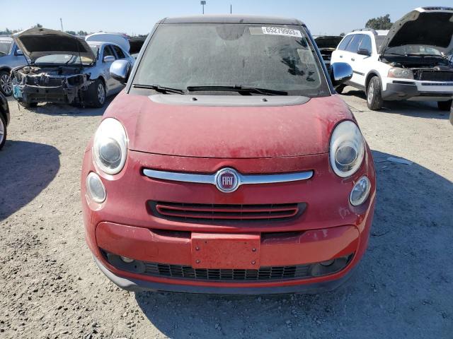 ZFBCFACH9EZ003648 - 2014 FIAT 500L LOUNGE RED photo 5