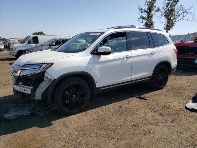 5FNYF5H91KB037452 - 2019 HONDA PILOT TOURING WHITE photo 1