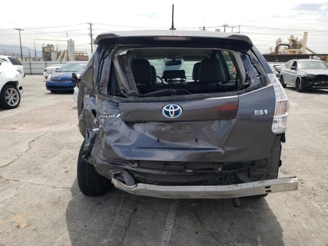 JTDZN3EU2E3364397 - 2014 TOYOTA PRIUS V GRAY photo 6