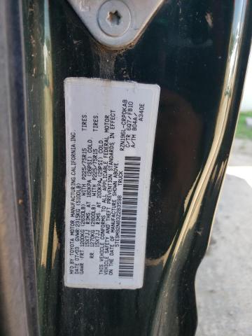 5TESM92N83Z283598 - 2003 TOYOTA TACOMA XTRACAB PRERUNNER 绿色 照片 12