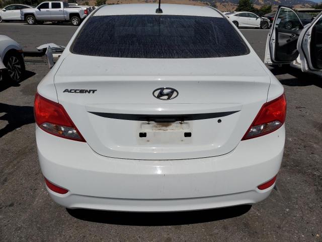 KMHCT4AE0GU980074 - 2016 HYUNDAI ACCENT SE WHITE photo 6