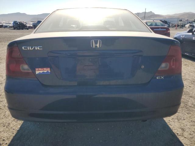 1HGEM22971L073630 - 2001 HONDA CIVIC SI BLUE photo 6