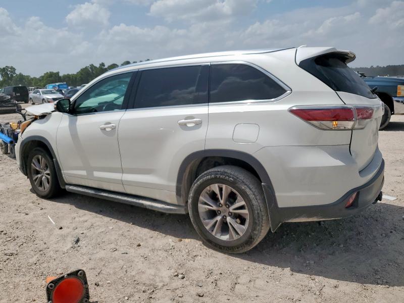 5TDKKRFH6FS088255 - 2015 TOYOTA HIGHLANDER XLE WHITE photo 2