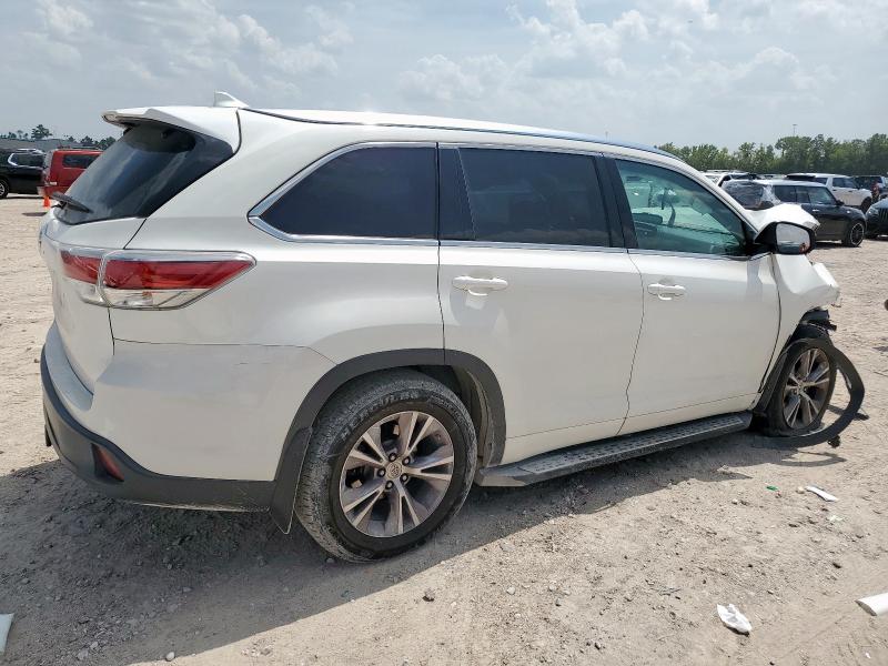 5TDKKRFH6FS088255 - 2015 TOYOTA HIGHLANDER XLE WHITE photo 3