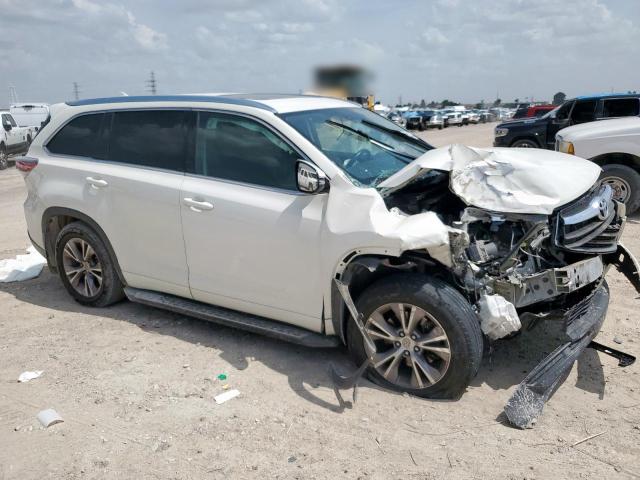 5TDKKRFH6FS088255 - 2015 TOYOTA HIGHLANDER XLE WHITE photo 4